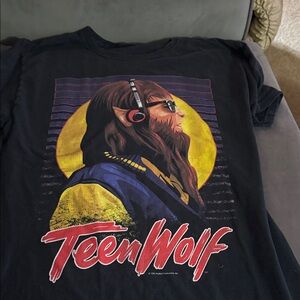 Source Unknown Black Teen Wolf Graphic Tee